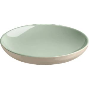 Emile henry (Франция) Керамична чиния emile henry salad plate салатена - цвят мента с екрю (eh 8920-v7)