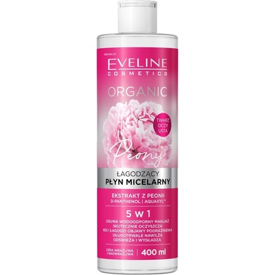 Eveline Organic Peony micelárny odličovač 400 ml