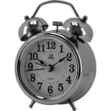 PEARL Retro budík plechový chrom G-154