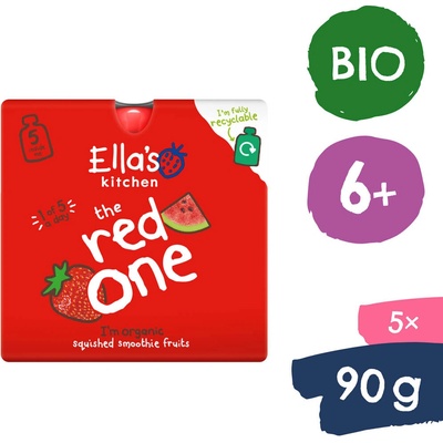 Ella's kitchen Jahoda 5 x 90 g
