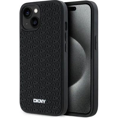 DKNY Кейс DKNY 3D Rubber Repeat Pattern за iPhone 15/14/13, черен (3666339266837)