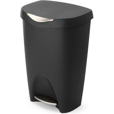 Umbra hk ltd (Канада) Кош за отпадъци umbra brim с педал (50 л) - черен с никел (umbra 1021550-047)
