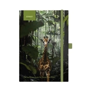 STREET Бележник с ластик Giraffe A5 96л тв. корица