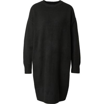 Monki Плетена рокля черно, размер L