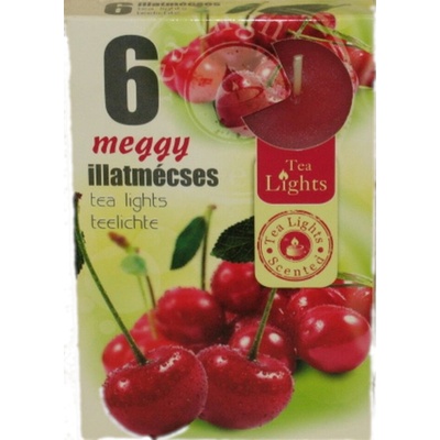 Admit Tea Lights Cherry 6 ks