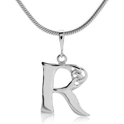 Keltský stříbrný přívěsek písmeno R PRMP13871