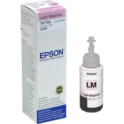 Epson Оригинална мастилница Epson T6736 Light Magenta bottle, 70ml, Epson L800, L810, L850, L1800 (C13T67364A)