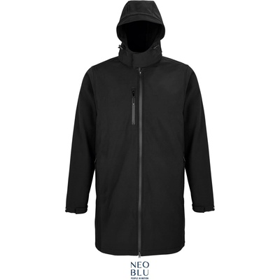 Neoblu 3793 ACHILLE MEN / Мъжко софтшел палто - тъмно черно XXXL (243793n1113)