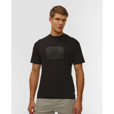 C.p. Company 30/1 Jersey British Sailor Short SLee ve Logo čierne