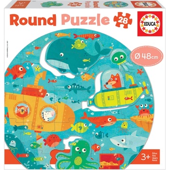 Educa Round Puzzle Under The Sea (80-18907)