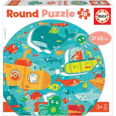 Educa Round Puzzle Under The Sea (80-18907)