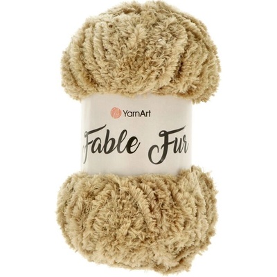 YarnArt Fable Fur 968 svetlo hnedá