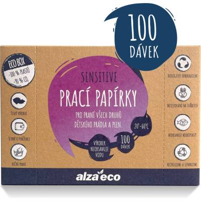 AlzaEco prací papírky Sensitive 100 praní