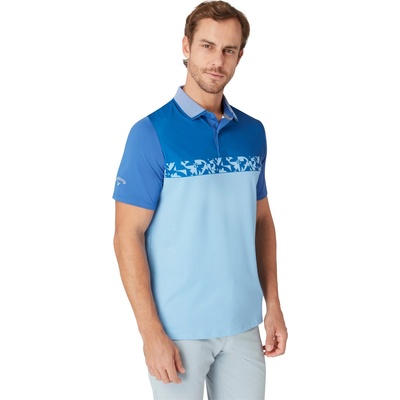 Callaway Блуза с яка Callaway Men's Oxford Short-Sleeve Performance Polo Shirt - Galaxy Blue