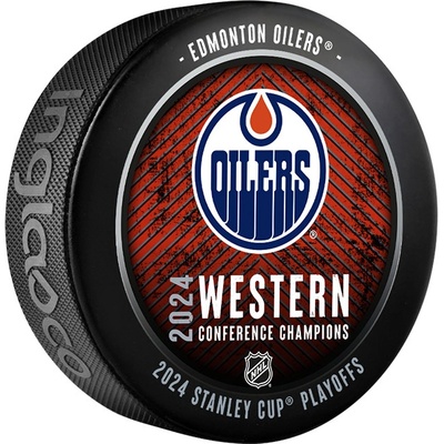 Fanatics Puk Edmonton Oilers 2024 Stanley Cup Western Conference Champions Souvenir Collector Puck