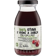 Zdravo 100% višňa a jablko 200 ml