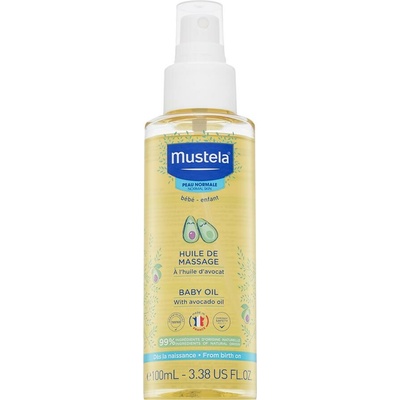 Mustela Bébé telový a masážny olej pre deti od narodenia 100 ml