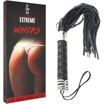 KOŽENÝ FLOGGER S HRUBOU RUKOVÄŤOU