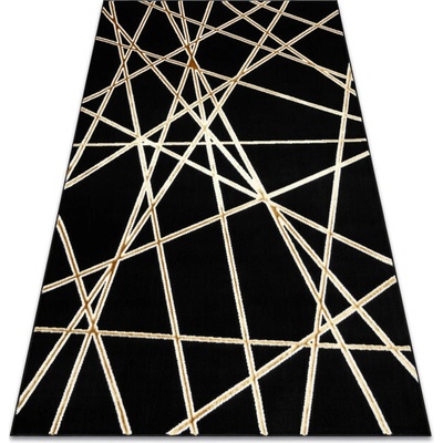 Najkoberce Allure 1964 geometrický čierny / zlatý