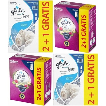 Glade by Brise One Touch Vôňa čistoty náplň 2+1, 10 ml