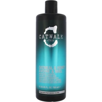 TIGI Catwalk Oatmeal & Honey 750 ml подхранващ шампоан за изтощени коси за жени