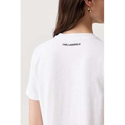 Karl Lagerfeld тениска дамска от памук (B3W17069)