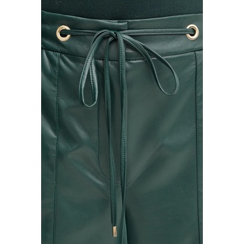 Simona Corsellini Панталон Simona Corsellini в зелено с широка каройка, с висока талия A24CPPA006 (A24CPPA006)