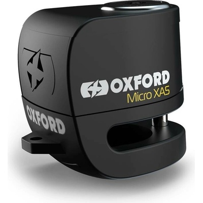 OXFORD zámek brzdového kotouče s alarmem ALPHA XA5 barva černá/oranžová fluorescenční (PIN 5.5mm) (starý kód: LK288) | Zboží Auto