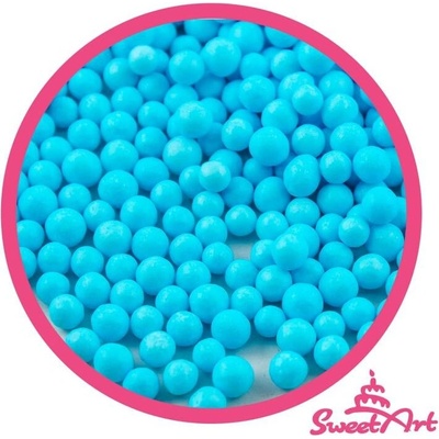 SweetArt cukrové perly nebesky modré 5 mm 1 kg