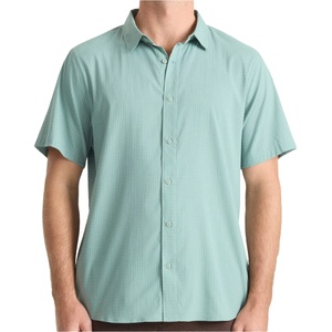 Roark Мъжка риза с копчета Roark Bless Up Shirt - Dusty Green 2 - размер XL (033-2936-0614)
