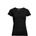 Promodoro 3086 / Дамска тениска slim fit с V-образно деколте - черна L (40308600203)