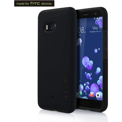 Incipio DualPro Case - удароустойчив хибриден кейс за HTC U11 (черен)