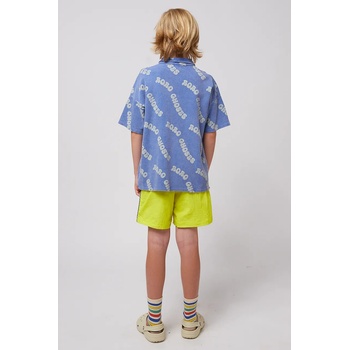 Bobo Choses Детска памучна тениска с яка Bobo Choses Wavy (125AC018)