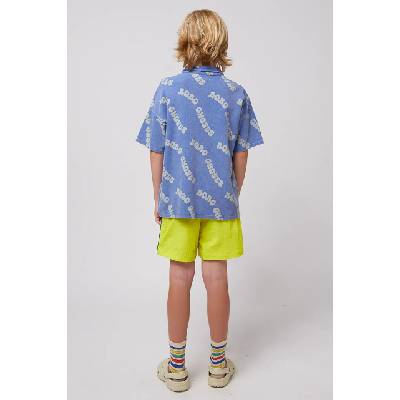 Bobo Choses Детска памучна тениска с яка Bobo Choses Wavy (125AC018)