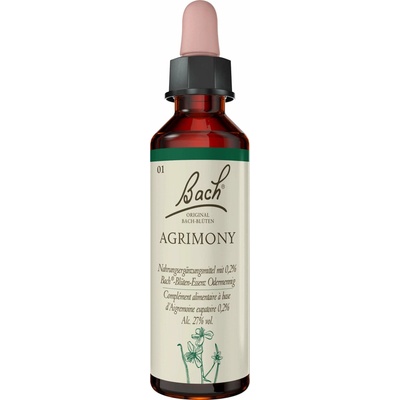 Bachovy originální květové esence ŘEdenPharma ík lékařský Agrimony 20 ml