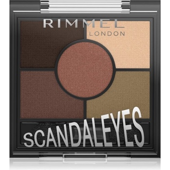 Rimmel ScandalEyes палитра сенки за очи цвят 002 Brixton Brown 3.8 гр
