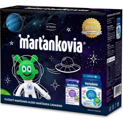Walmark Marťánci s inulinem + Gummy Super Imunita 30 cucavých tablet + 50 žvýkacích tablet – Hledejceny.cz