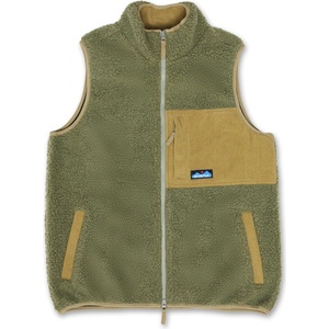 KAVU Мъжки поларен елек KAVU Cooper Fleece vest - Moss Stone (032-1624-0412)