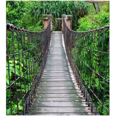 DIMEX ART Флизелинов фототапет мост в гората 225 x 250 см