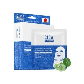 MITOMO CICA 3x Hyaluronic Acid Стягаща и хидратираща маска за лице и шия (CICAHA3X)
