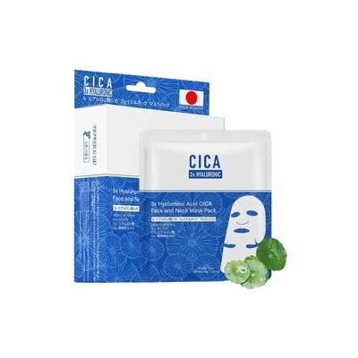 MITOMO CICA 3x Hyaluronic Acid Стягаща и хидратираща маска за лице и шия (CICAHA3X)