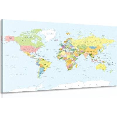 Obraz klasická mapa - 90x60