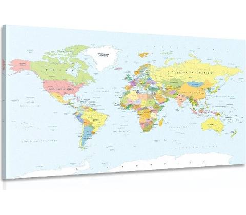 Obraz klasická mapa - 90x60