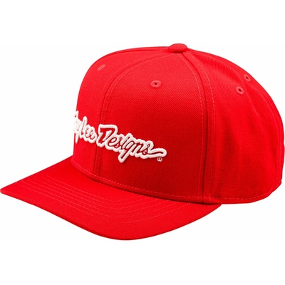 Troy Lee Designs TLD Curved Hat Signature Team Red