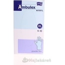 Ambulex rukavice Nitrylové nesterilné púdrované 100 ks