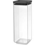 Brabantia Контейнер за съхранение на храна TASTY PLUS, 2, 5 л, тъмносив, пластмаса, Brabantia (BRAB122408)