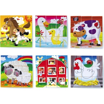 Playgo Kocky skladacie farma