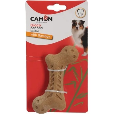 Camon - Бамбукова, дентална играчка за кучета във формата на кост 13 см