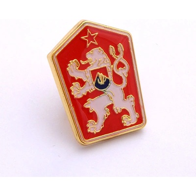 Odznak (pins) ČSSR 2,1x1,3 cm - farebný