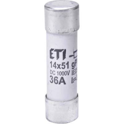 ETI Valcová poistka špeciálna CH14x51 20A gPv 1000V DC 10kA